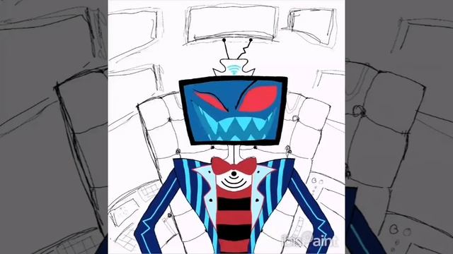 Рисуем Vox | Отель Хазбин | time-lapse смотреть онлайн