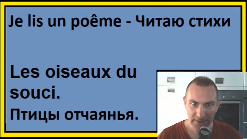 Я читаю стихи на французском: Les oiseaux du souci (Jacques Prévert) смотреть онлайн