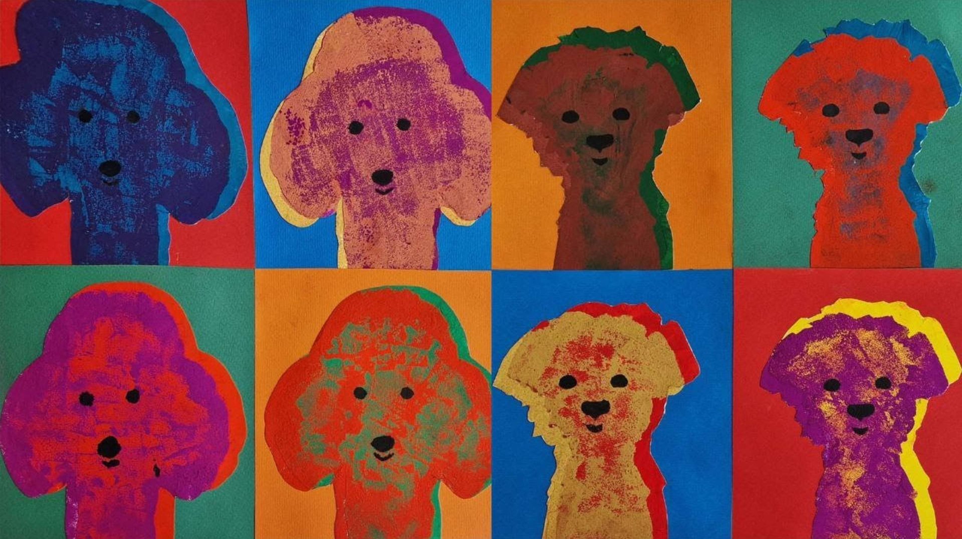 Как нарисовать портрет в стиле Энди Уорхола. Мастер-класс на английском языке. смотреть онлайн