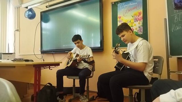 песня утренний рассвет на гитарах #популярное #гбоу #реки #музыка #гитара смотреть онлайн