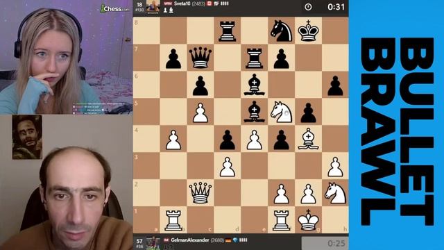 АККУРАТНЕНЬКО!! // IM ШУРА ГЕЛЬМАН vs WIM SVITLANA DEMCHENKO #chess смотреть онлайн