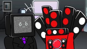 Камерамен, Спикермен и ТВмен СТАЛИ МОНСТРАМИ! Скибиди Туалет, Анимация Мультик