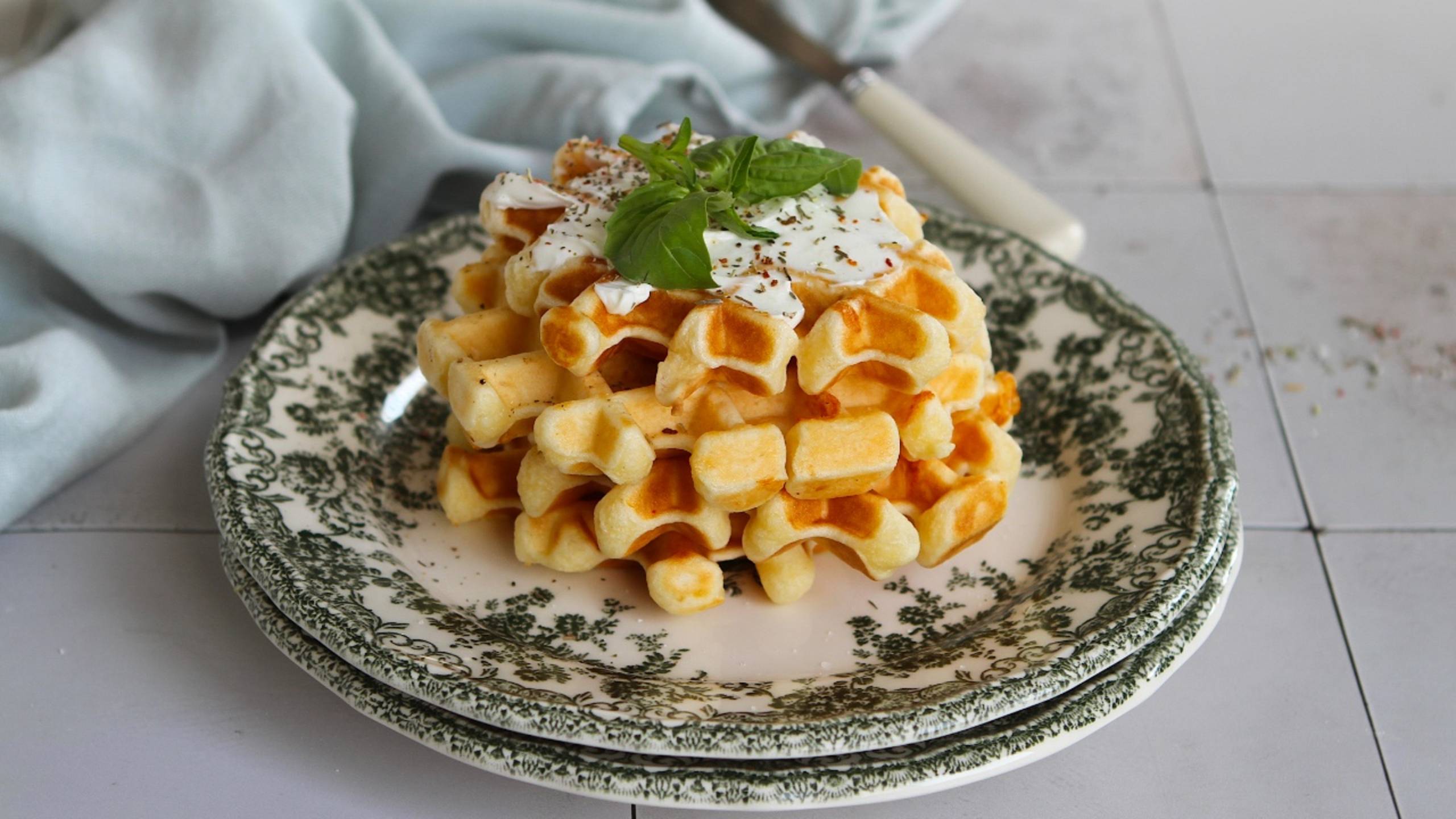 🧇 Вафли из рисовой муки на кефире / Полезные и без глютена смотреть онлайн