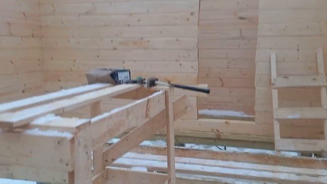 Баня из профилированного бруса 6х7. смотреть онлайн