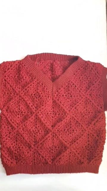 CROCHET SWEATER VEST FREE PATTERN #crochet #crocheting #бабушкинквадрат #вязание #crochetpattern смотреть онлайн