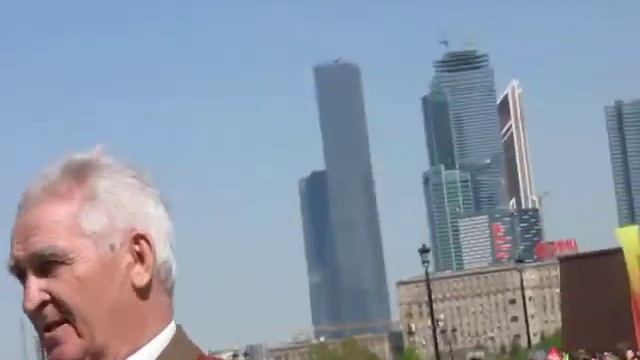 Парад «Не прервется связь поколений» на Поклонной горе в Москве