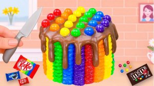 Мультики для детей и малышей. Мини радужный торт с KITKAT и M&M's 🌈🍰. Мультики смотреть онлайн