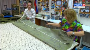 Столичные волонтеры шьют антидроновые одеяла для отправки на передовую