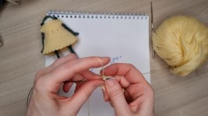 Вязаное платье для лягушки из Pinterest