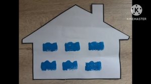 Художественно-эстетическое развитие в первой младшей группе. Рисование "Окошки в домике"