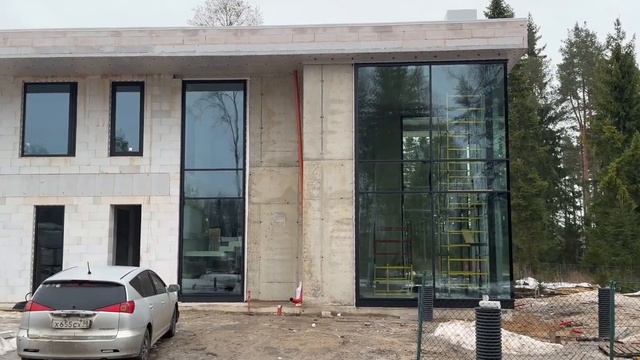 Интелео остекление Schuco (Шуко) загородного дома в КП Ре? смотреть онлайн