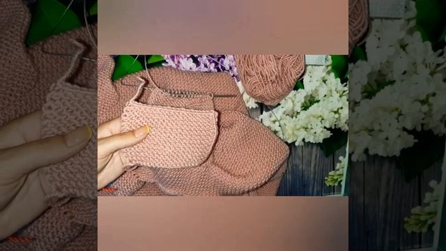 Детский комбинезон спицами."Мишка" Подробный МК 3 часть смотреть онлайн