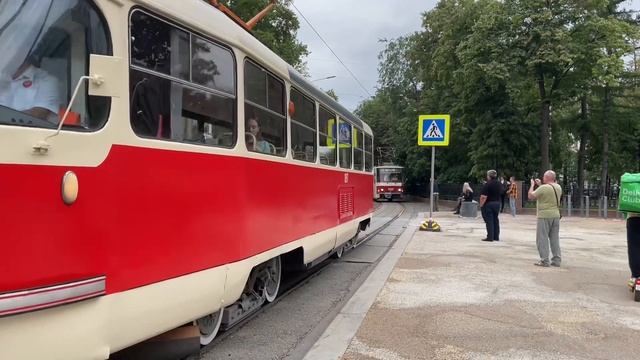 Парад Трамваев в Честь Дня Московского Транспорта 2023. смотреть онлайн