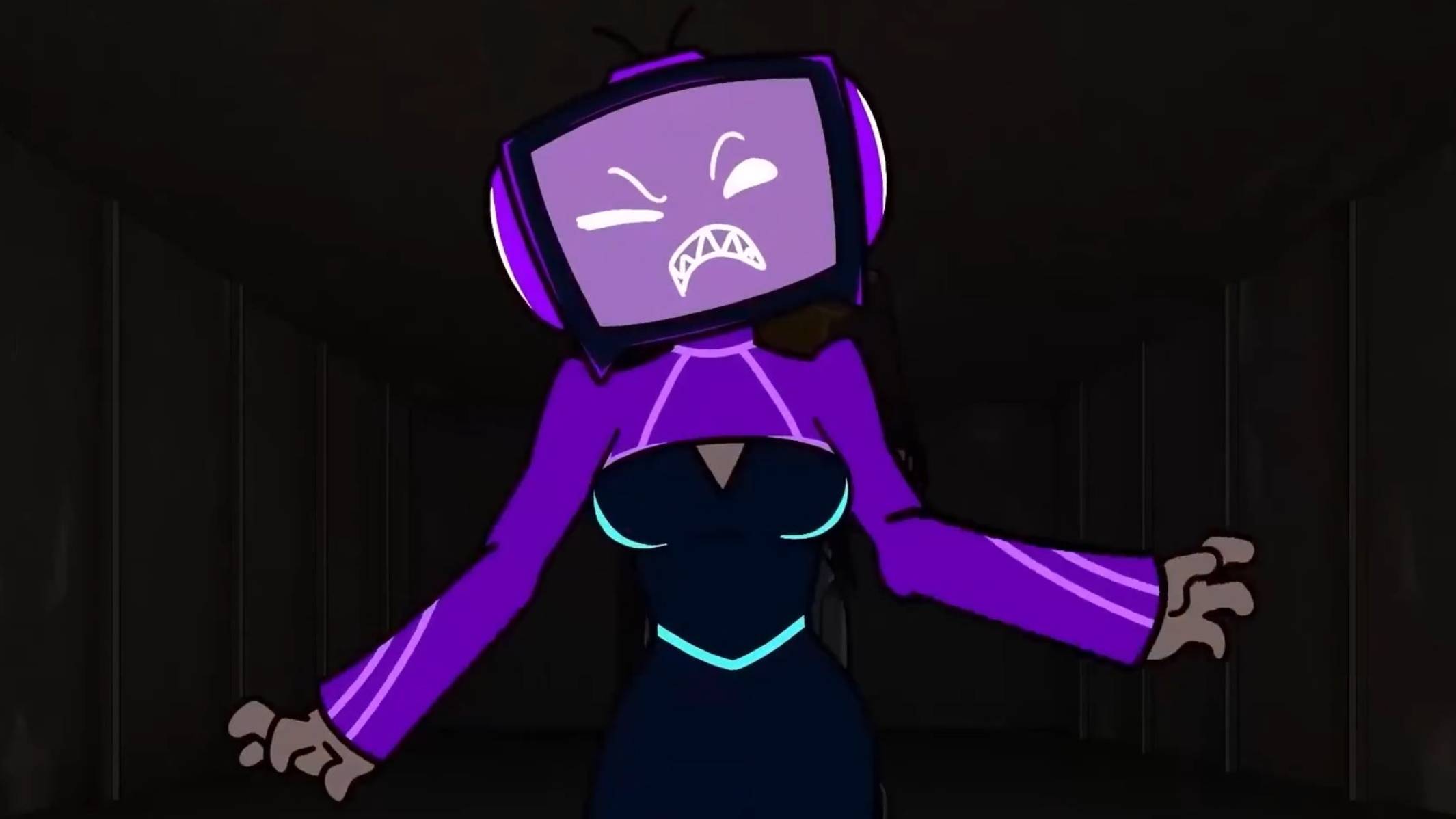 Вантуз Камерамен спасает ТВ Вумен от Коричневого Камерамена