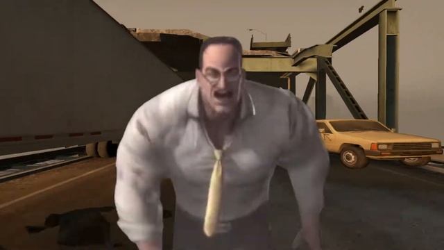 Армстронг бежит по мосту (MGR мем)