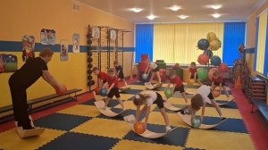 РЖД детский сад 13.Брянск. Занятие на сиббордах.