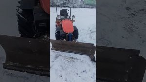 бульдозер самодельный для минитрактора МТЗ 112 Н 01.