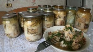 Домашние консервы из щуки!