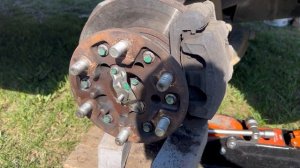 замена шпильки,тормозного диска,ступечного подшипника Газель некст