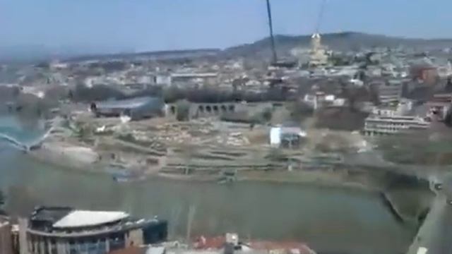 ТБИЛИСИ  7 АПРЕЛЯ 2014  ПОДЪЁМ НА МТАЦМИНДА