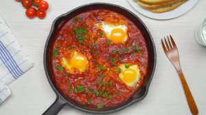 Знаменитая ШАКШУКА - популярный ближневосточный завтрак. Рецепт от Всегда Вкусно!