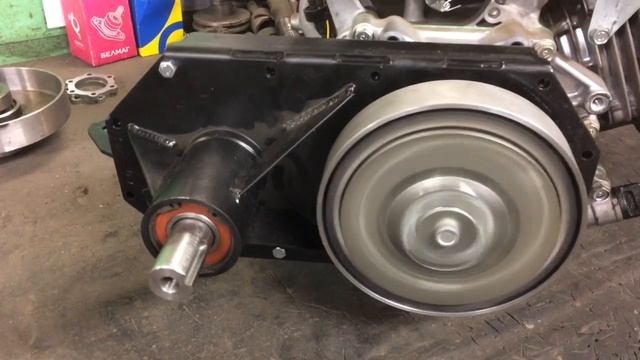 Понижающий редуктор со сцеплением для СВП. смотреть онлайн