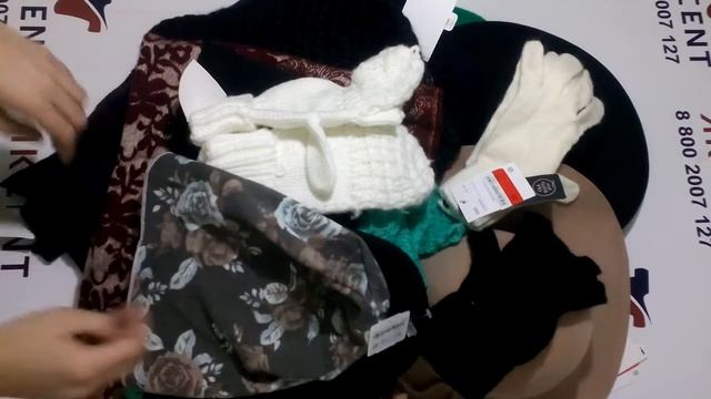 Шапки, шарфы, перчатки C&A сток Р646 смотреть онлайн