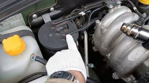 Нива Тревл ставим расширительный бачек нового образца.