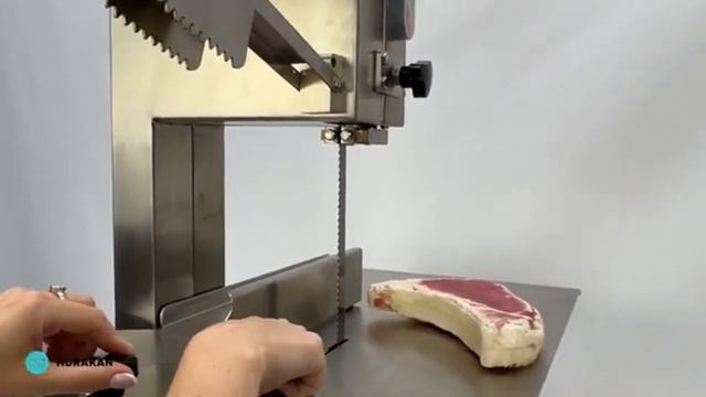 Гастрономічна стрічкова пила для розпилу м'яса Hurakan HKN- смотреть онлайн