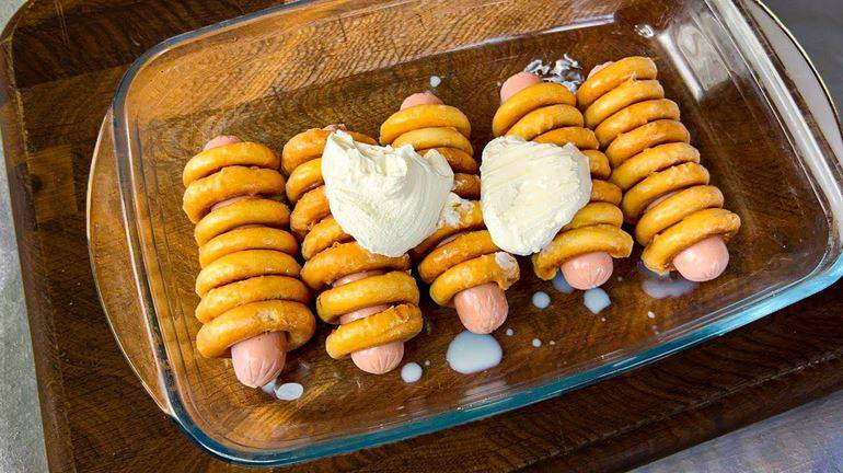 "Оденьте на сосиски баранки": и проверяю рецепт, не ожидал, что так получится смотреть онлайн