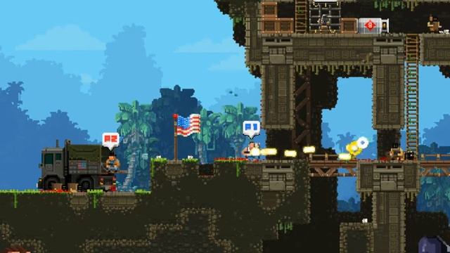 ОН КИДАЕТСЯ СВОИМИ ПОДЧИНЁННЫМИ!!!(BROFORCE){#3}