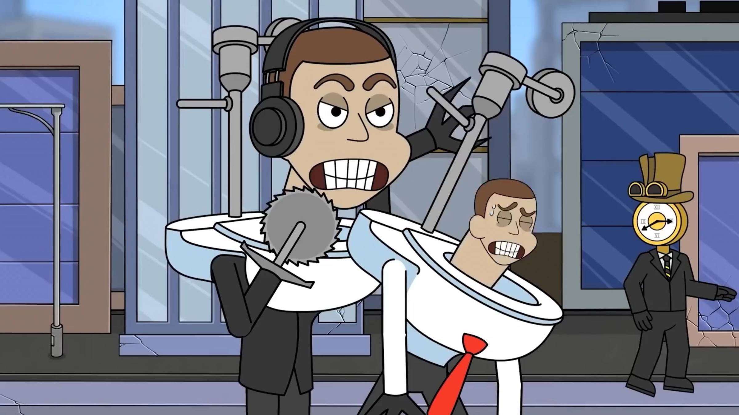 Отвергнутые Титаны против Монстра Скибиди Туалета смотреть онлайн