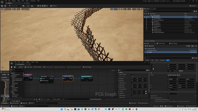 Spline PCG в Unreal Engine 5.5 — Мощнейший Туториал для Генерации Объектов! | UE5 PCG Blueprint смотреть онлайн