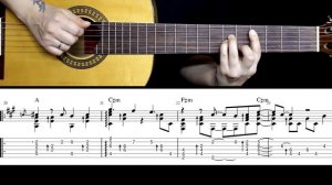While My Guitar Gently Weeps - The Beatles | Разбор на гитаре | Ноты Табы