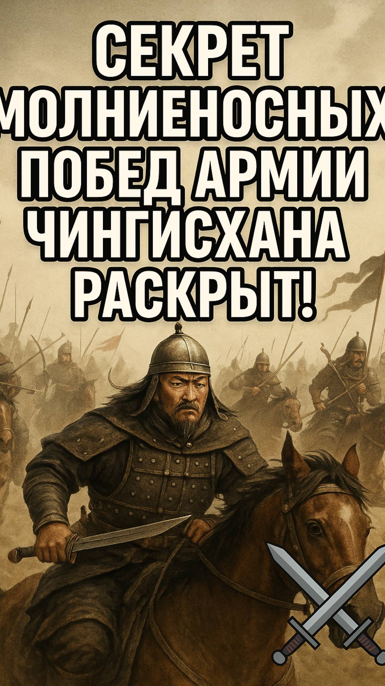Секрет молниеносных побед армии Чингисхана раскрыт! ⚔️