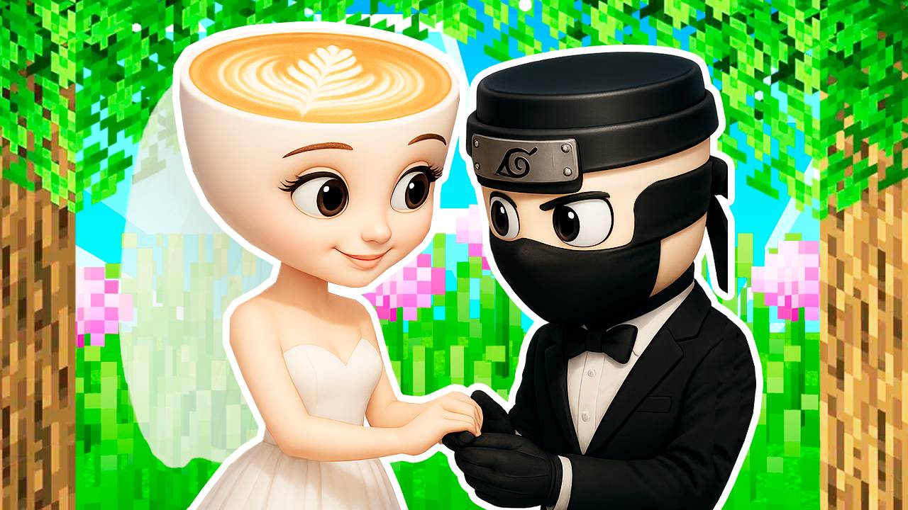 БАЛЕРИНА и АССАСИНО КАПУЧИНО ПОЖЕНИЛИСЬ СВАДЬБА МЕМ БРЕЙНРОТ ЖИВОТНЫЕ В МАЙНКРАФТ смотреть онлайн