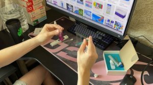 Анализ воды тест набором UHE Gh