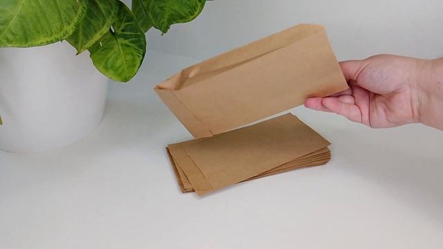 Пакет бумажный крафт 210*100*40, фасовка, 100шт/уп. 20уп/ящ смотреть онлайн