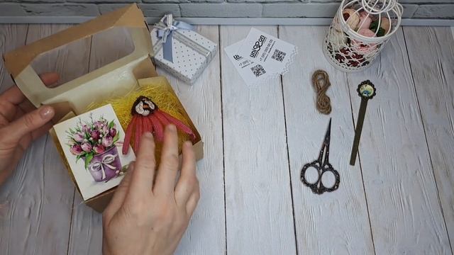 Вязаная брошь "Эхинацея" смотреть онлайн