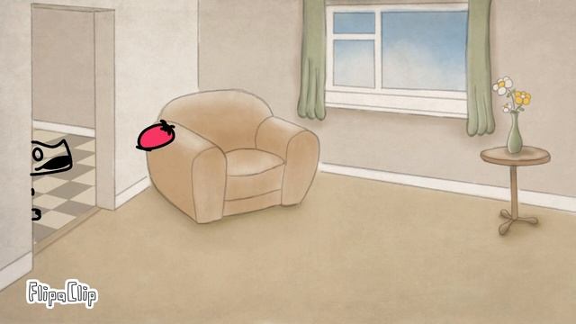 видео Насти, домашний динозаврик, анимация 2д, в программе Flipaclip