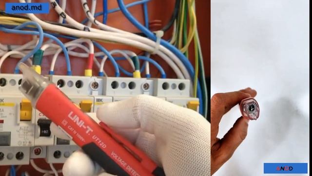 Бесконтактный детектор напряжения UNI-T UT12D Detector de tensiune f смотреть онлайн