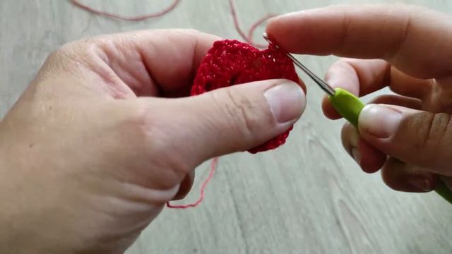 Простое сердечко крючком!