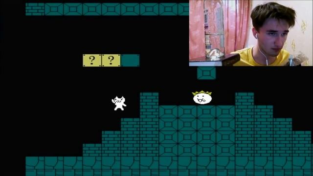Юзя играет в Cat Mario, самые смешные моменты