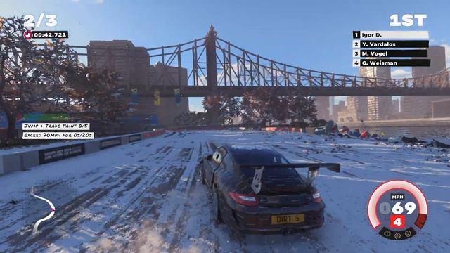 Остров Рузвельта | Нью Йорк | Porsche 911 RGT | DIRT 5 #8 смотреть онлайн