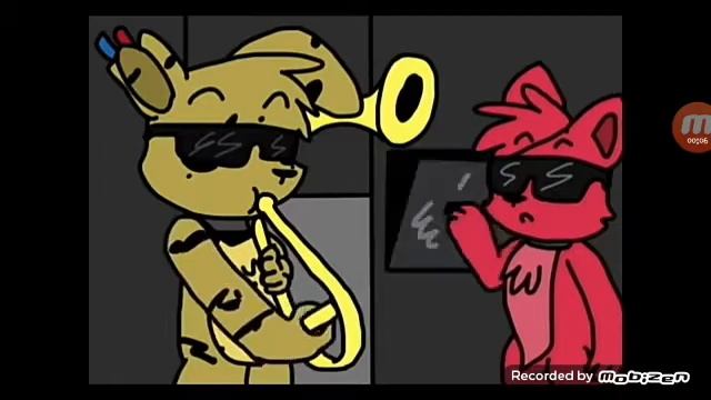 Прикол фнаф спринги и фокси жгут😎