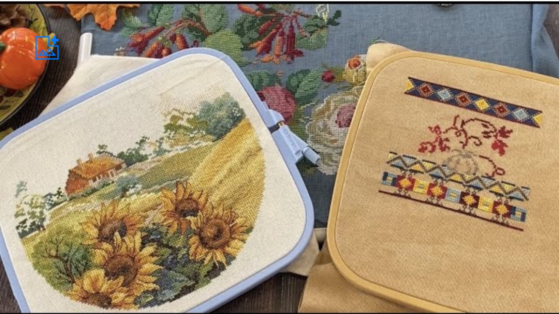 Вышивка крестом/Старт «Белая тыковка» от vetlanka / Процессы.2023 год смотреть онлайн