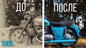 ПОЛНАЯ сборка старого мотоцикла ИЖ 1965х | Первый запуск двигателя и тест - драйв