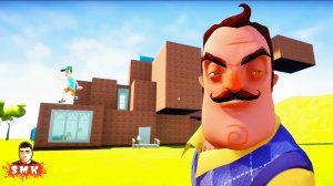 ШОУ ПРИВЕТ СОСЕД! САНТЕХНИК ЛЕХА С КЛЮЧОМ НА ПЕРЕВЕС, ВЫКУСИ МАРИО! HELLO NEIGHBOR  МОД FINALITY!