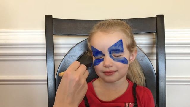 КАК МЫ РИСОВАЛИ БАБОЧКУ. FACE PAINT. BUTTERFLY. Halloween смотреть онлайн