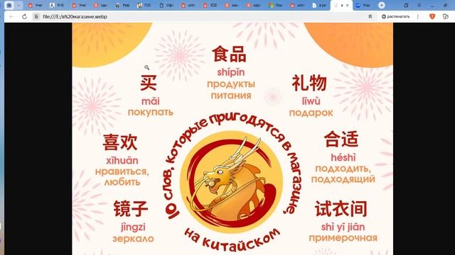 Китайский с нуля .东西покупки.10.слов которые пригодятся в магазине на китайском языке. Руссо-туриста. смотреть онлайн